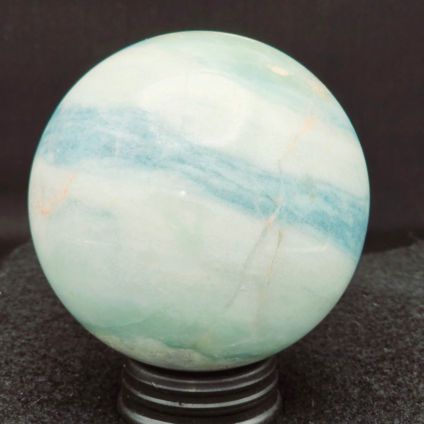 Blue Aragonite Sphere 69MM #1