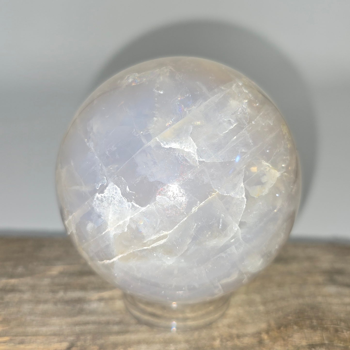 Blue Rose Quartz Sphere 80MM #5