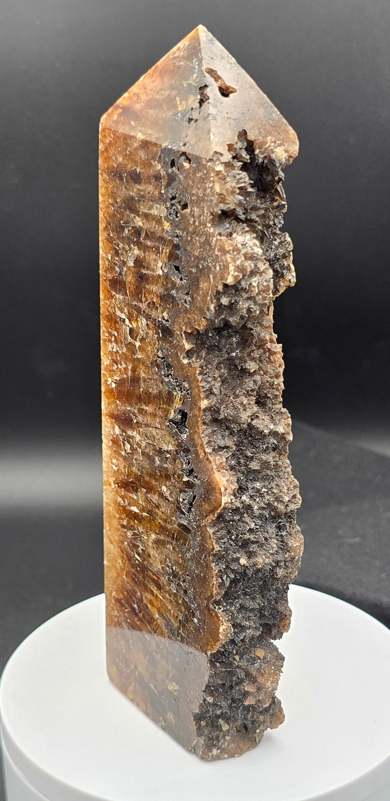 Amber Raw Tower 7"-#6