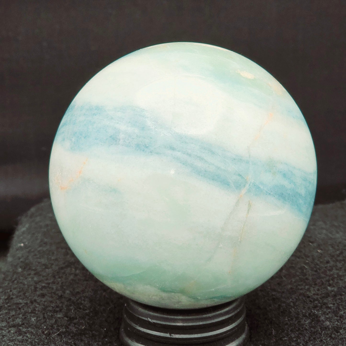 Blue Aragonite Sphere 69MM #1