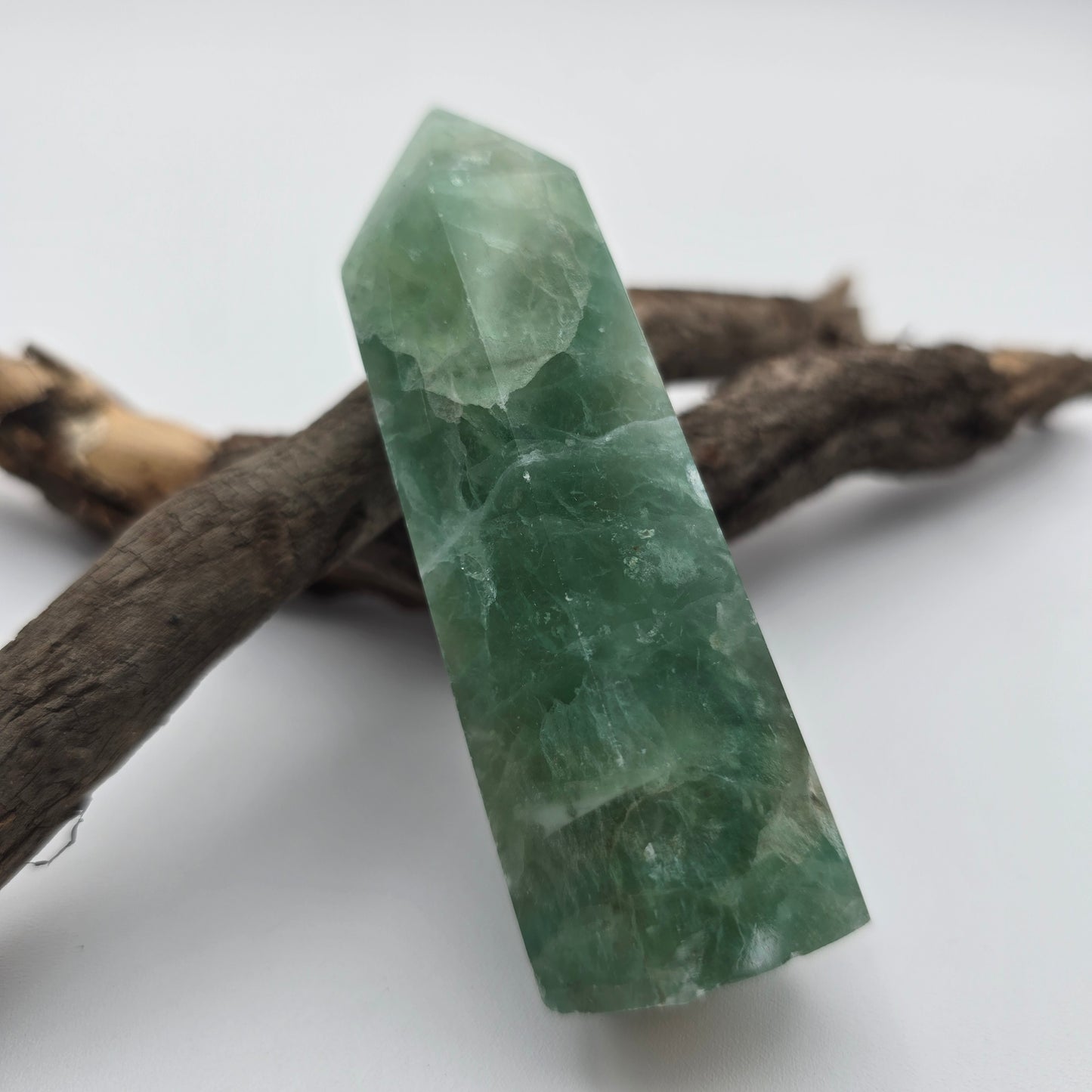 Green Fluorite Tower-3.3" #5