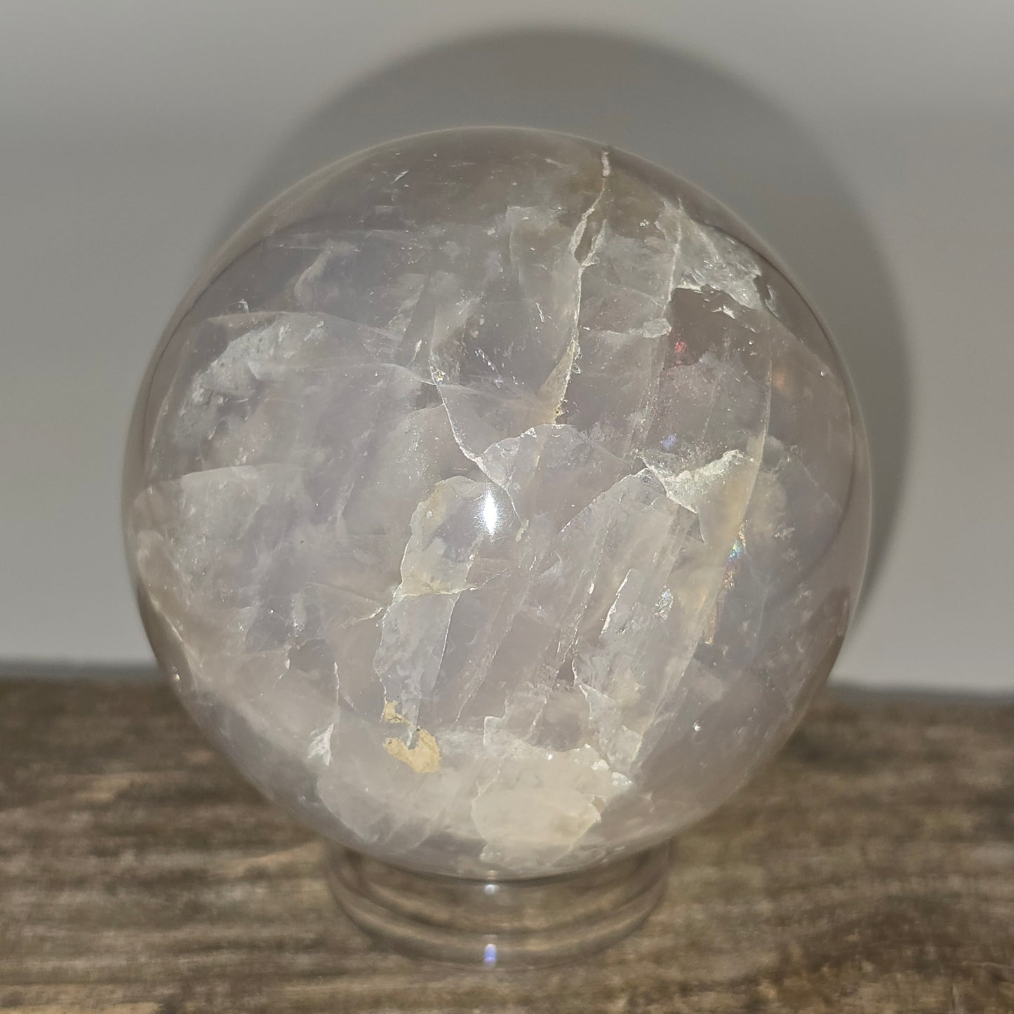 Blue Rose Quartz Sphere 80MM #5