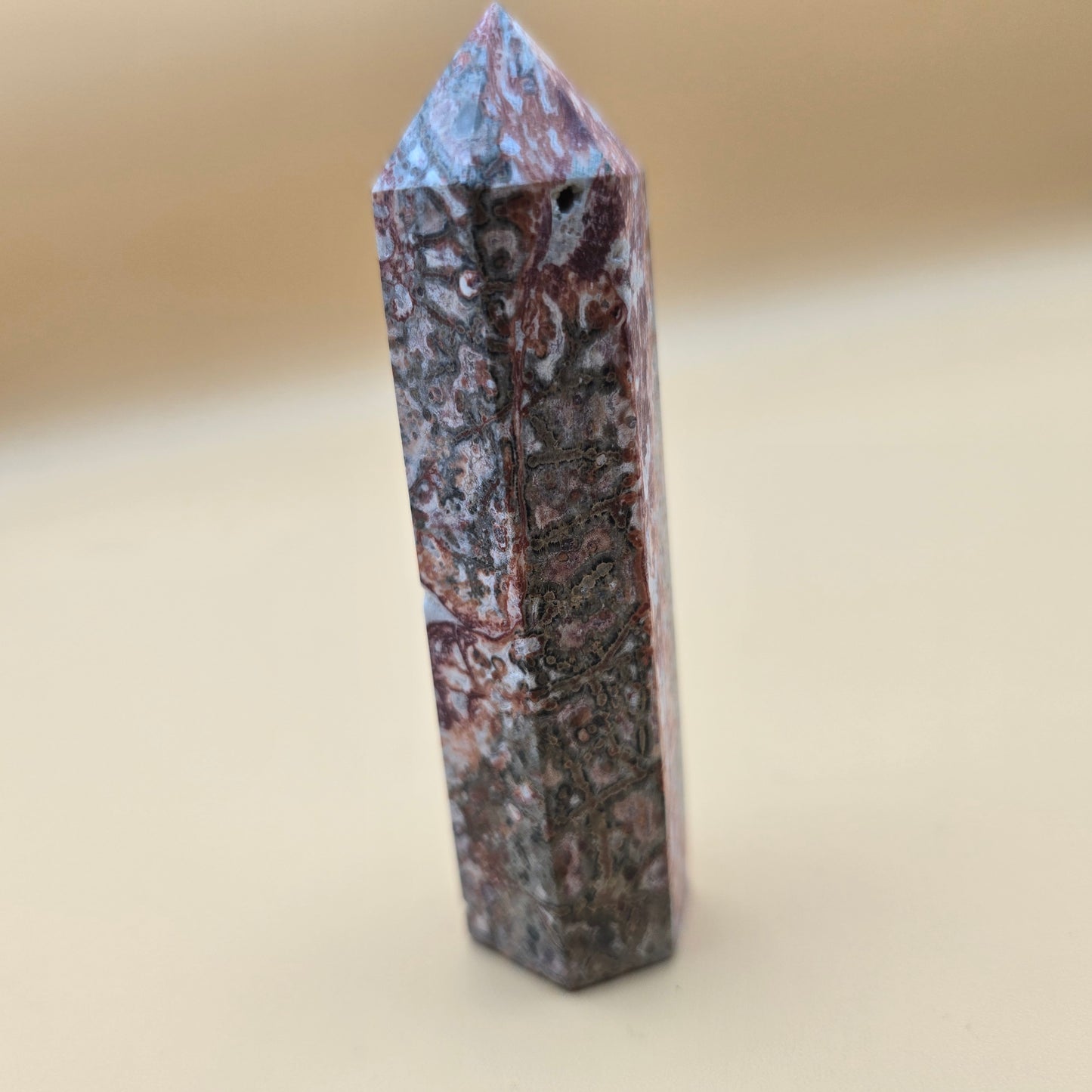 Red Leopard Jasper Tower #2