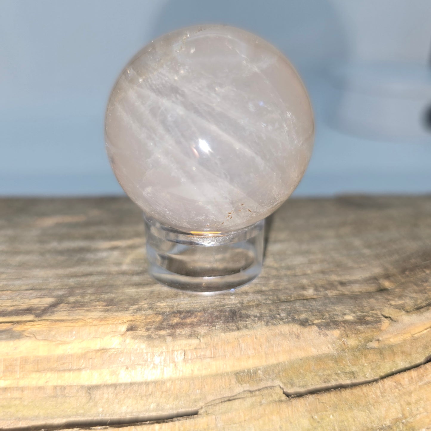 Blue Rose Quartz Sphere 41MM -#1