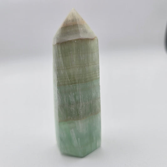 Pistachio Calcite Tower #1