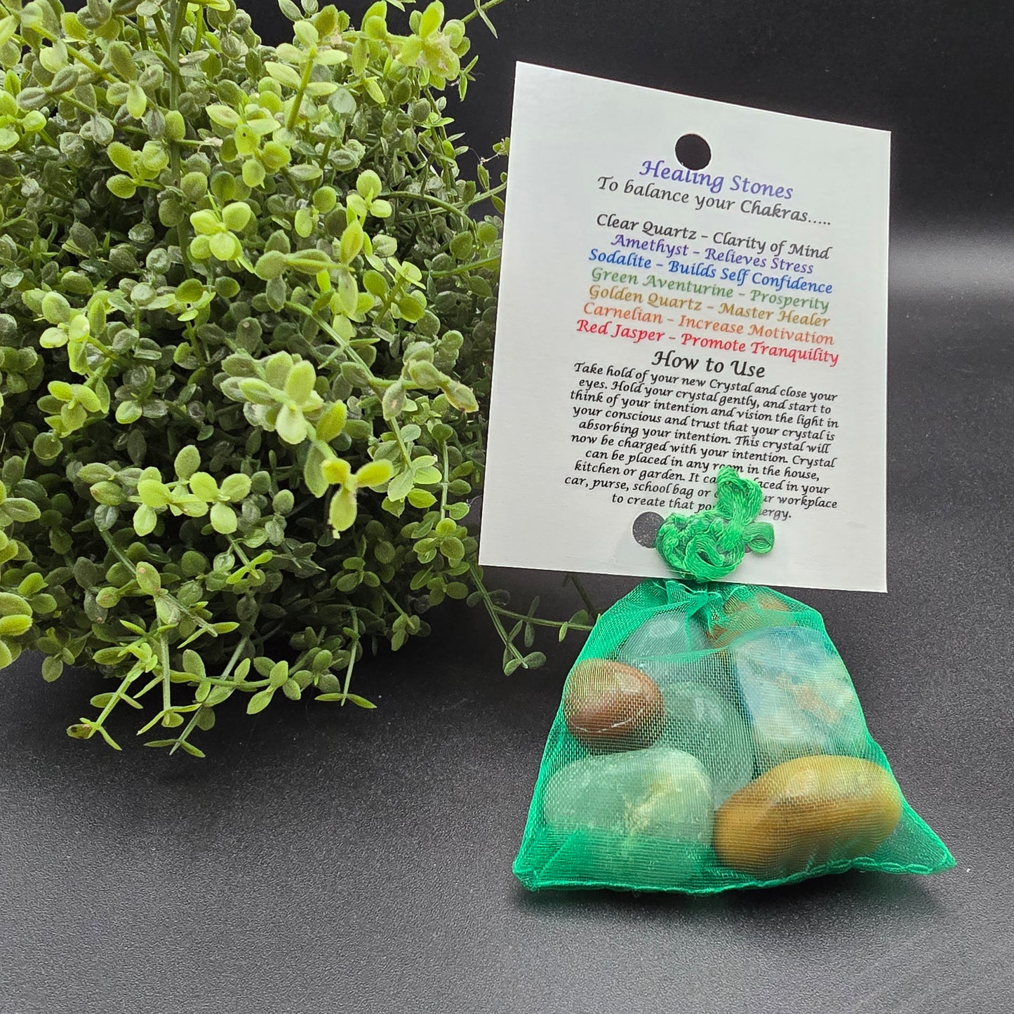 Gemstone Bag - Charkras