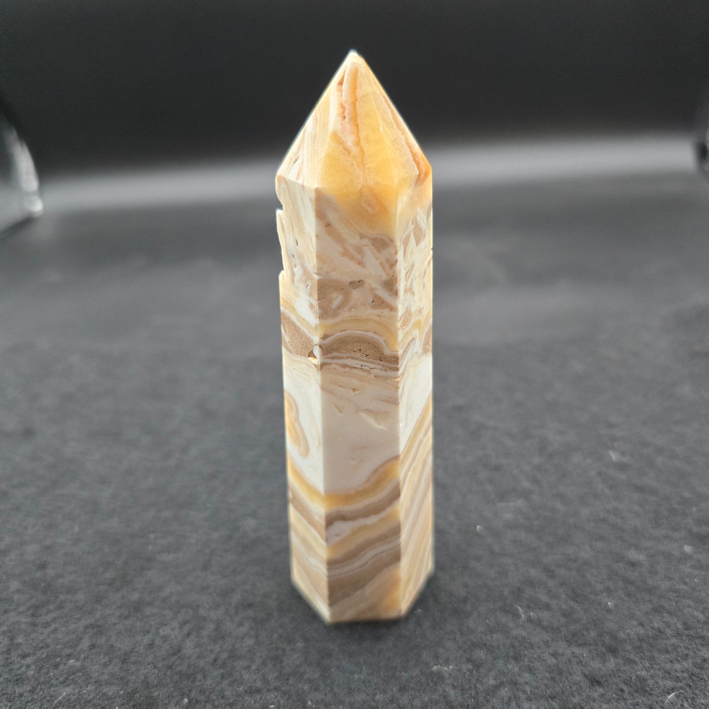 Orange Calcite Tower 1