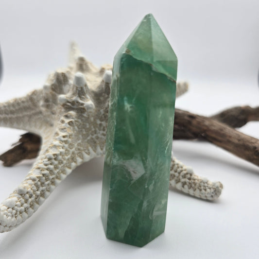Green Fluorite Tower-3.4" #4