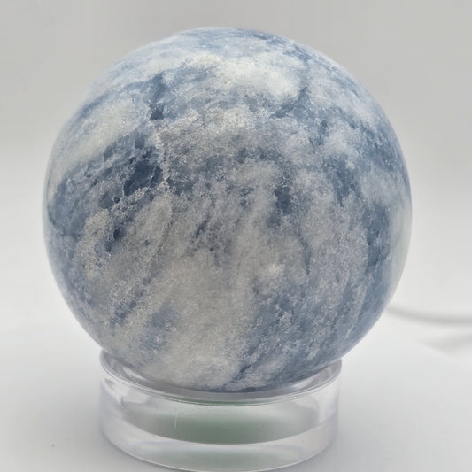 Blue Calcite Sphere 60 MM - #2