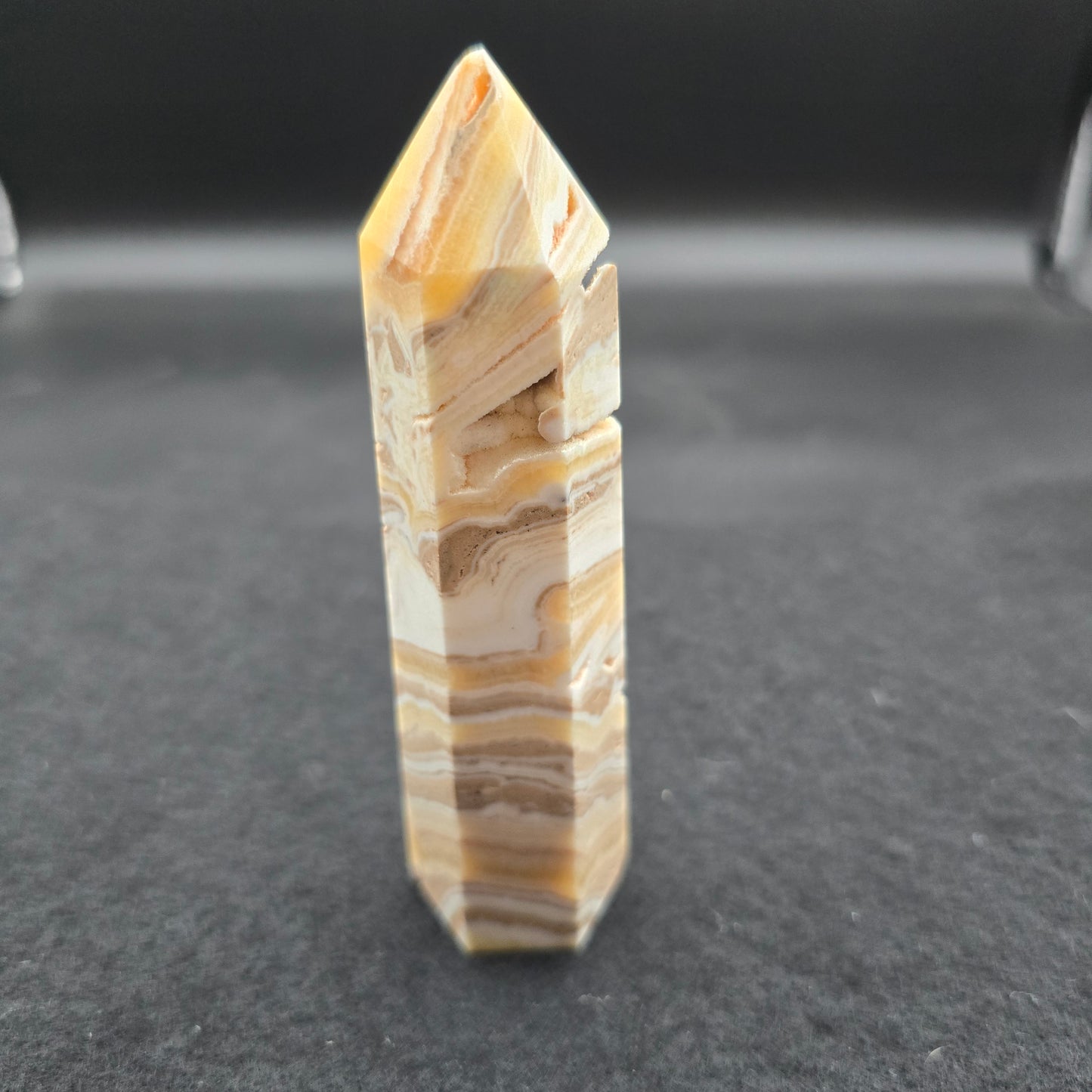 Orange Calcite Tower 1