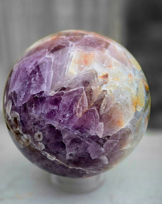 Amethyst Agate Sphere 99.08 mm ~#2