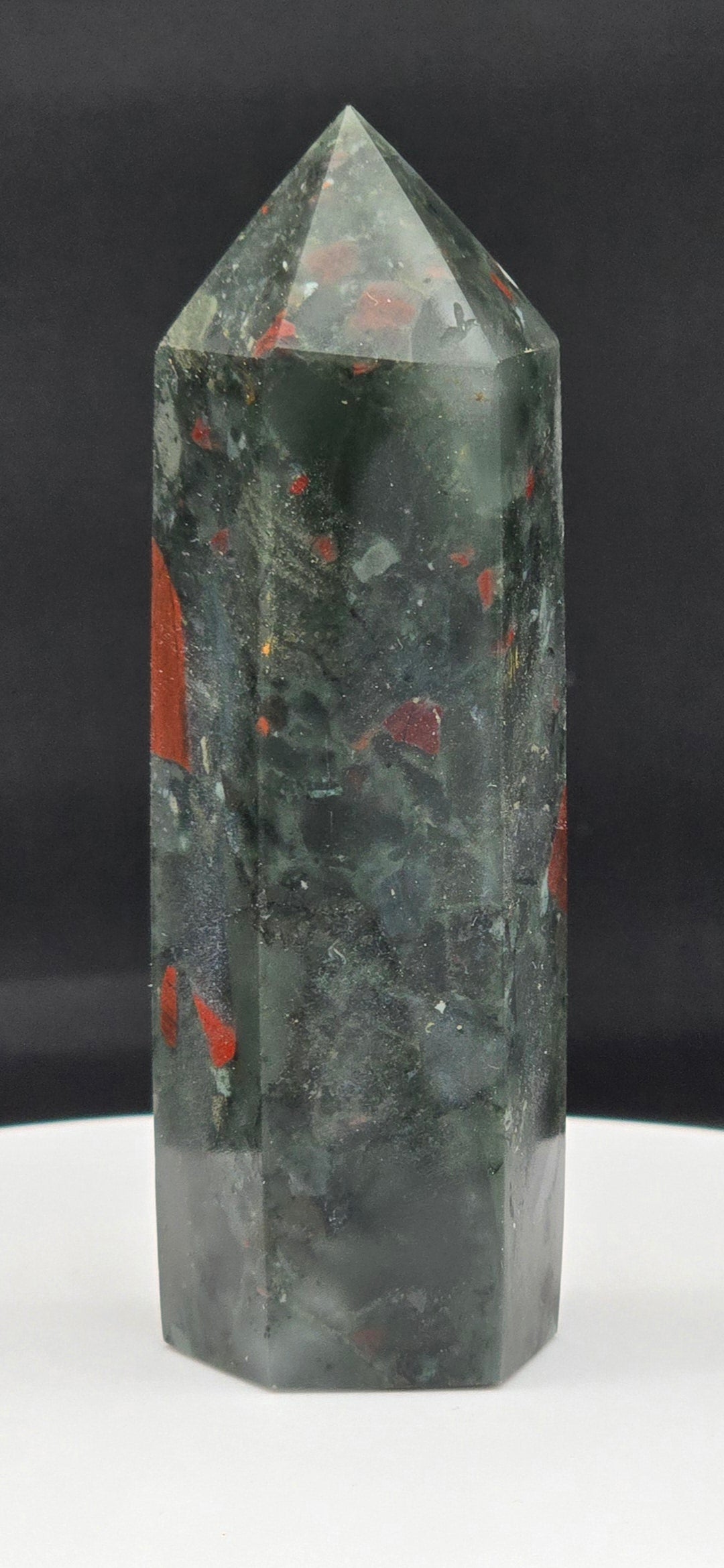 African Bloodstone Tower 3.1"-#1