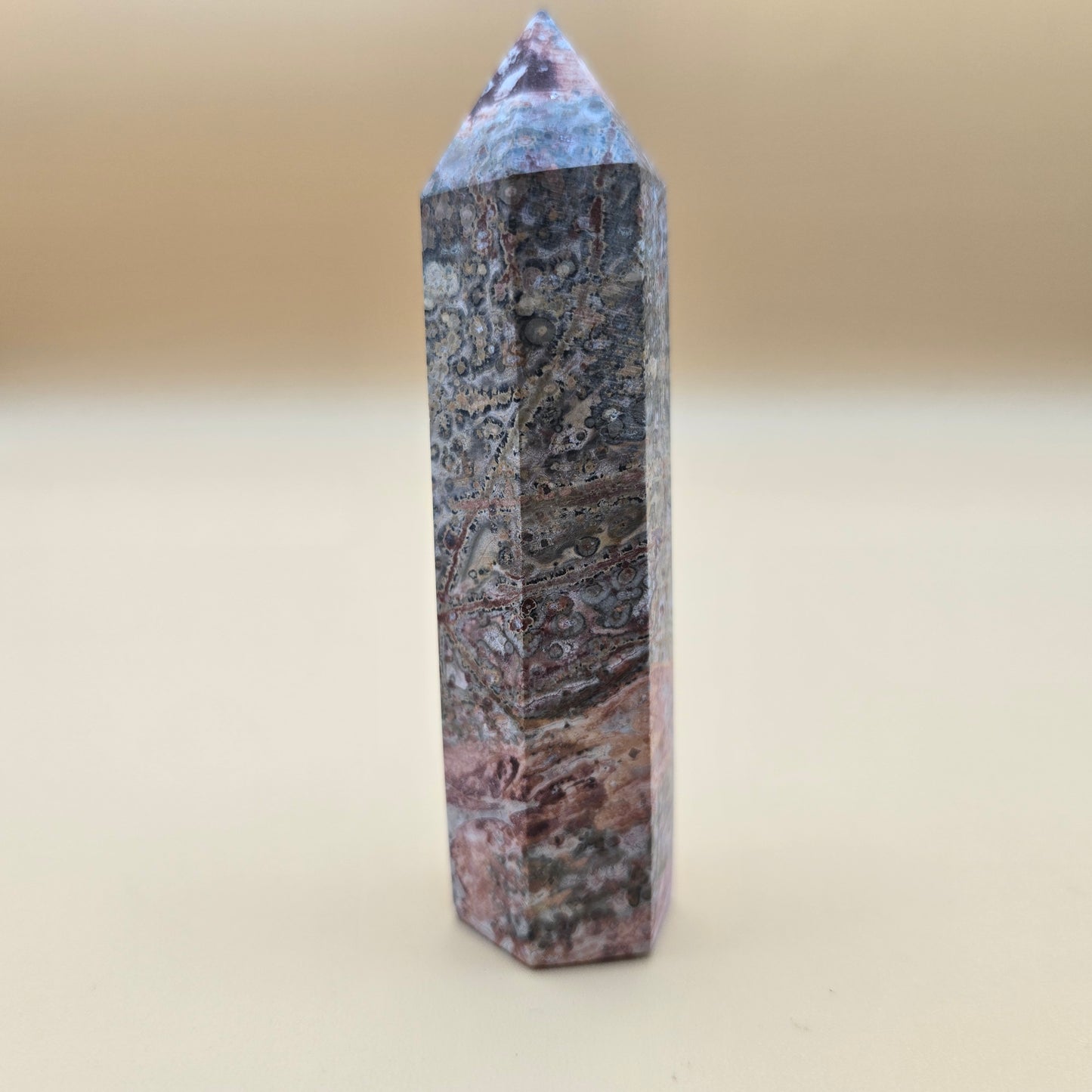 Red Leopard Jasper Tower #3