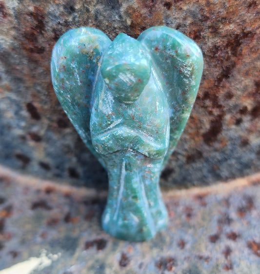 2" Angel-Bloodstone