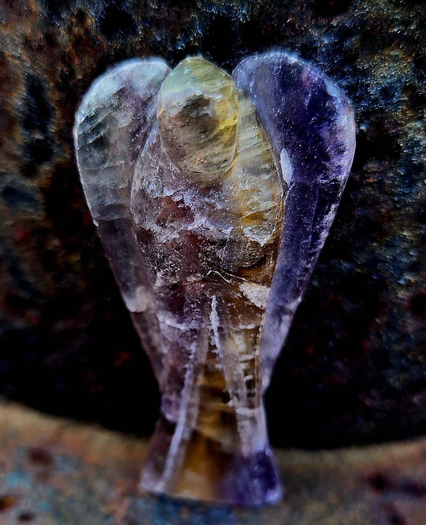 2" Angel-Purple Fluorite