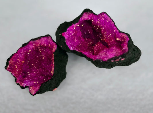 Dyed Crack Geode - Pink