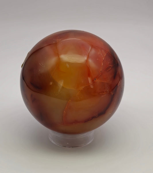 Carnelian Sphere 89MM- #5