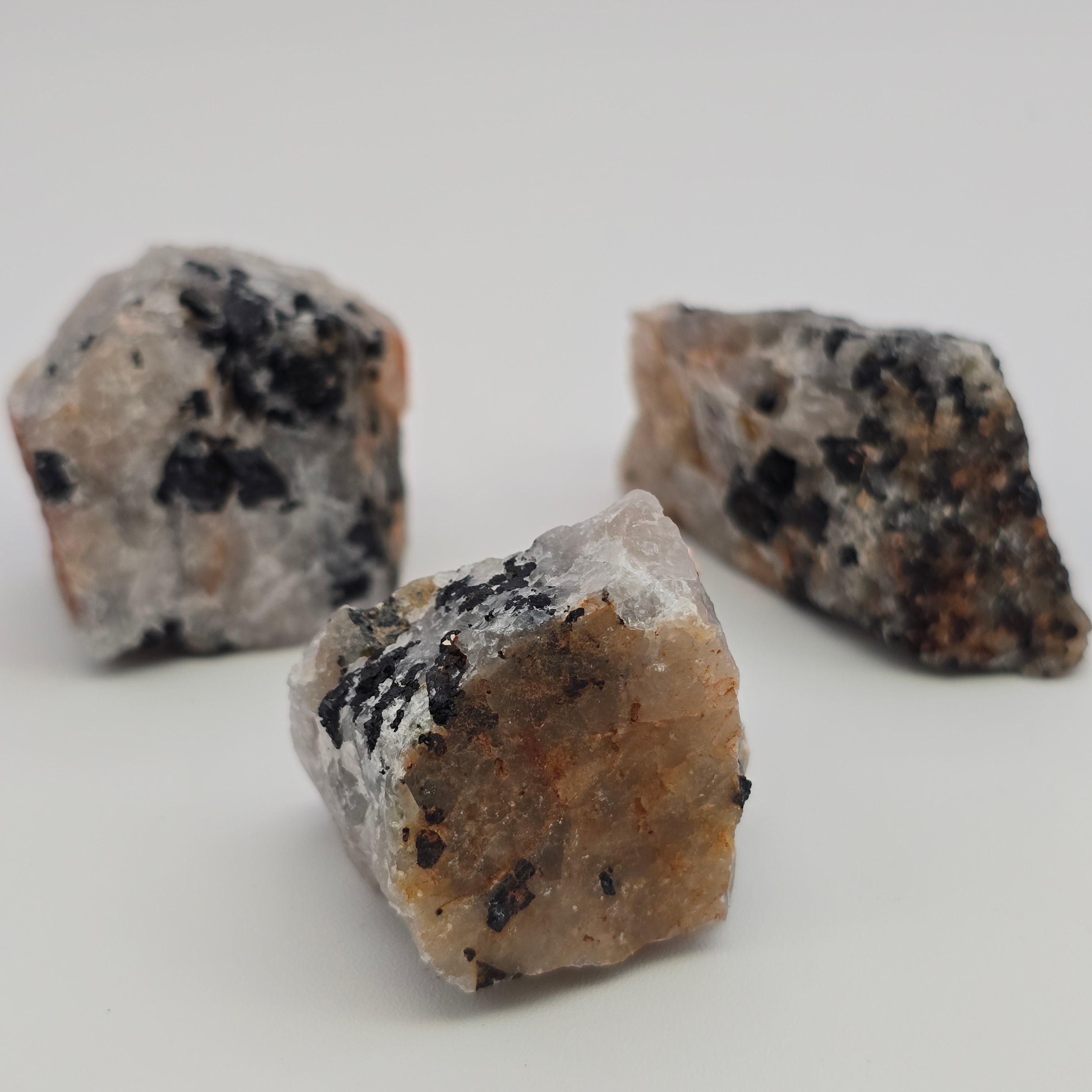 Tourmalated Small Quartz Flat – Twins Peak Rocks and Minerals