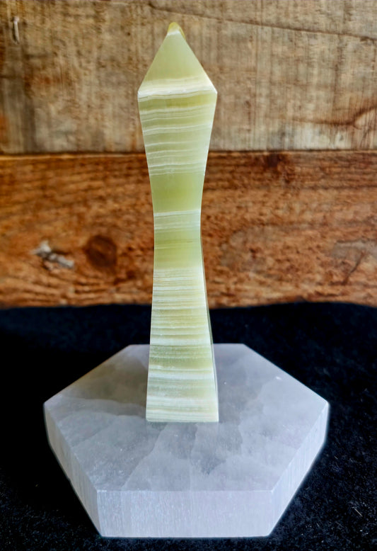 Selenite Hexagon Charging Plate 4"