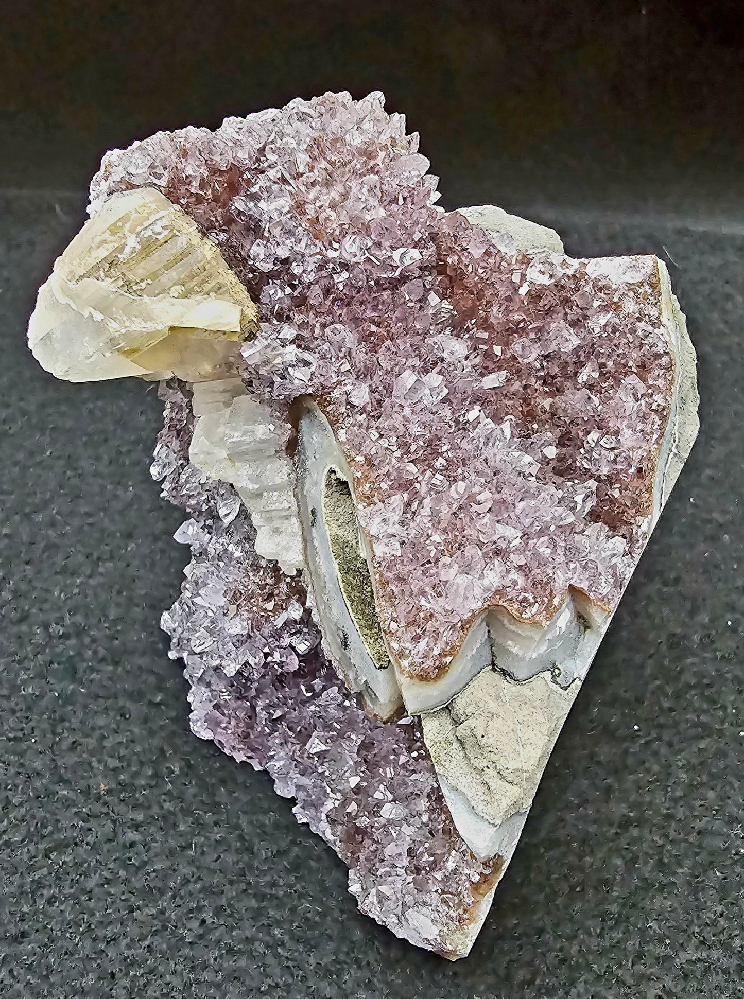 Raw Amethyst 3 1/2" H x 3" W - #3