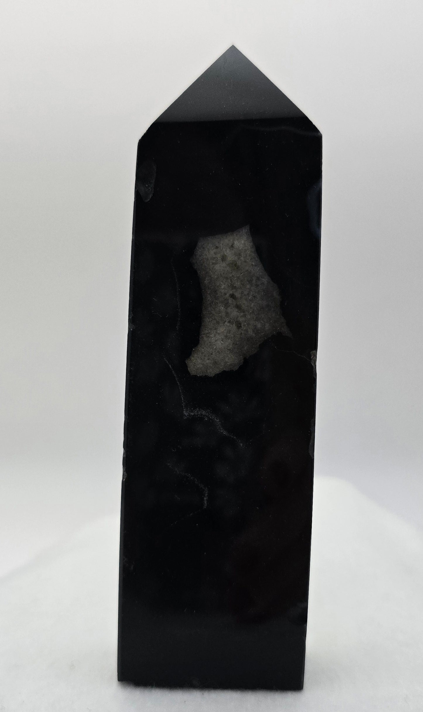 Black Agate Tower 5"-#1