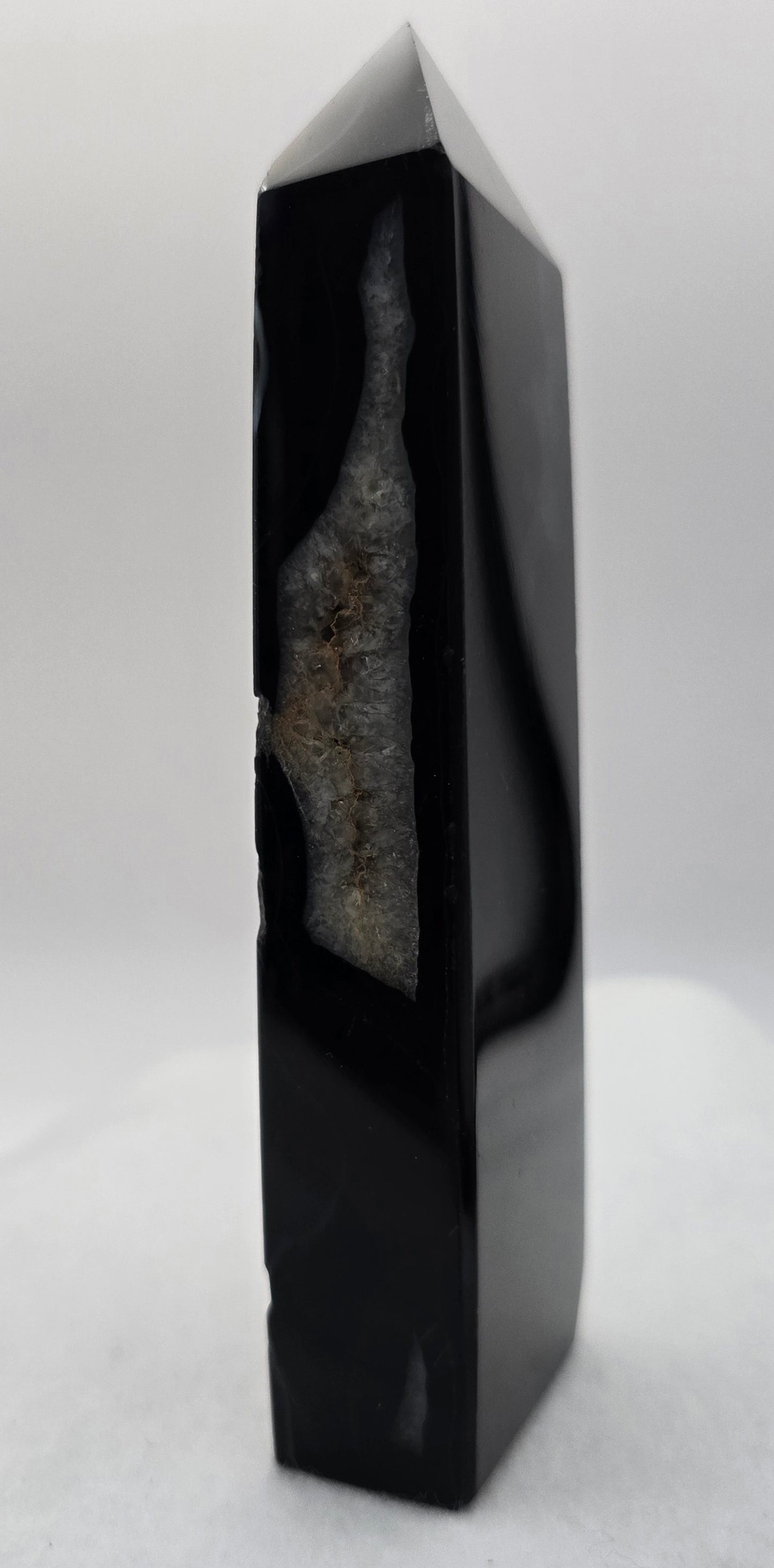 Black Agate Tower 5"-#1