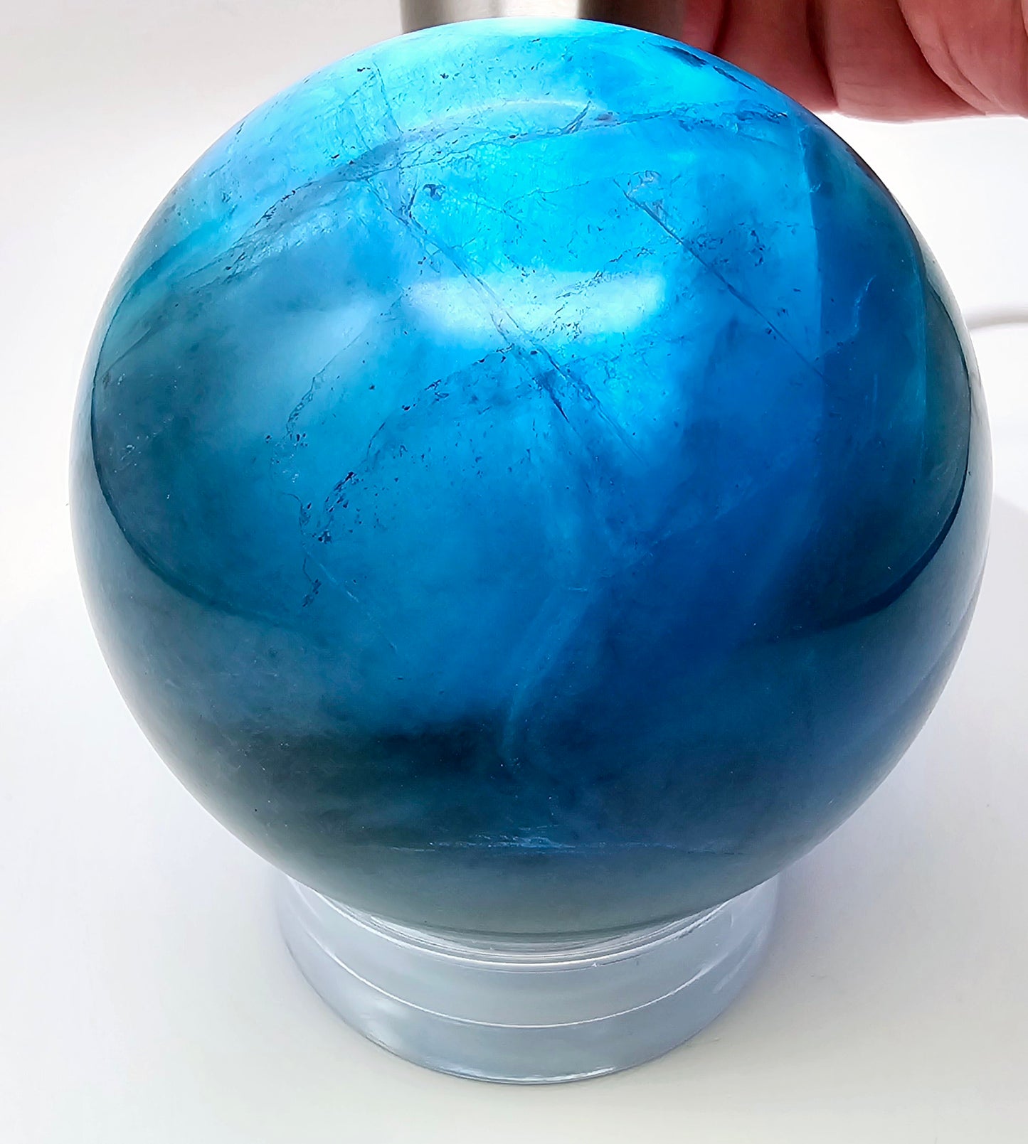 Blue Fluorite Sphere 62MM-#1