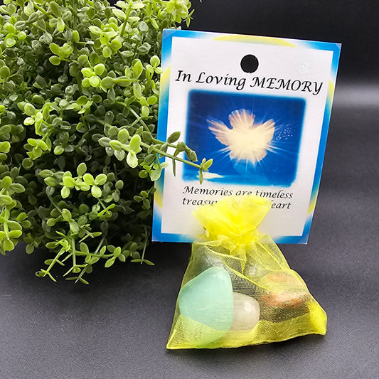 Gemstone bag- In Loving Memory