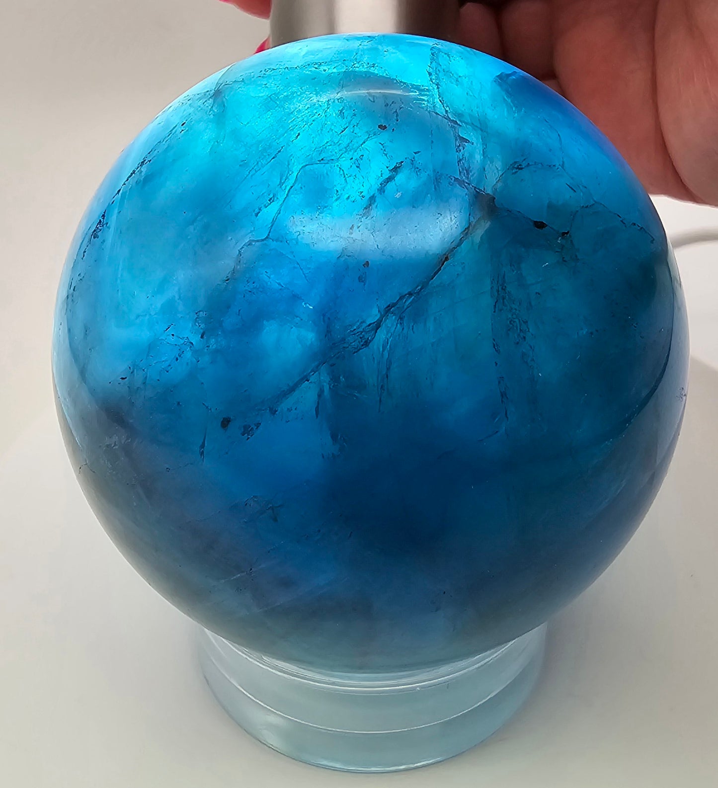 Blue Fluorite Sphere 62MM-#1