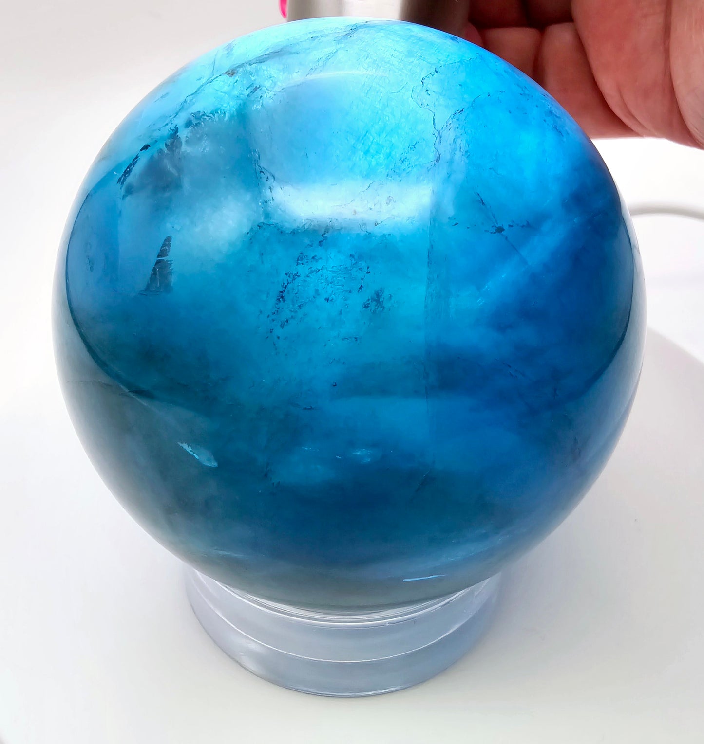 Blue Fluorite Sphere 62MM-#1