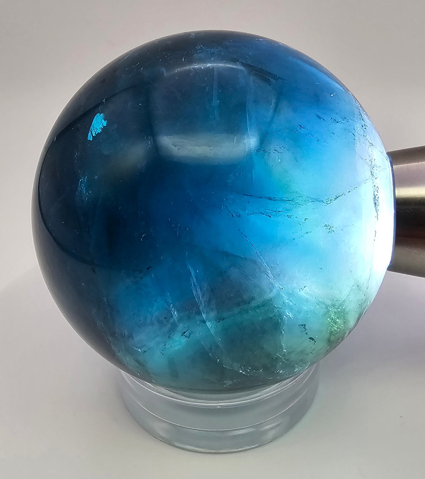 Blue Fluorite Sphere 62MM-#1