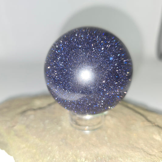 Blue Sandstone Sphere 56MM #1