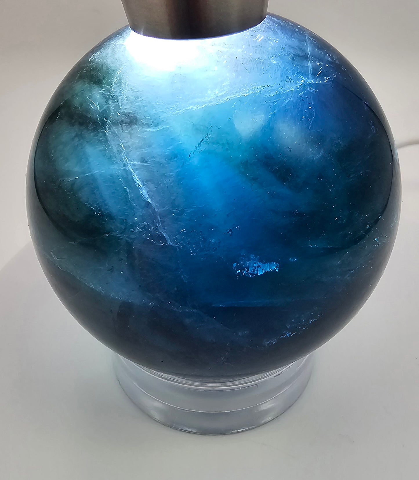 Blue Fluorite Sphere 62MM-#1