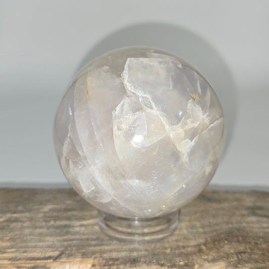 Blue Rose Quartz Sphere 80MM #5